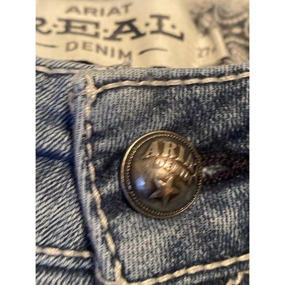 Ariat R.E.A.L. Denim Jeans Size 27r - 28x31 - Picture 3 of 6